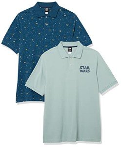Star Wars Logo Men's Cotton Polo Shirt - 2 Pack