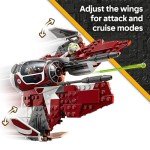 LEGO Star Wars Ahsoka's Jedi Interceptor Spaceship Toy