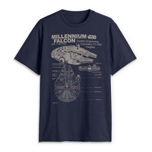 Millennium Falcon Men's Star Wars Graphic T-Shirt