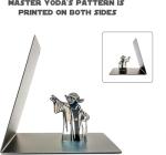 Yoda Metal Bookend: Double-Sided Printing, Ideal Star Wars Gift