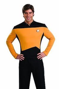 Men's Deluxe Lt. Commander Data Costume Shirt