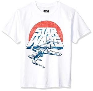 Vintage X-wing Fighter T-shirt, White, Small US