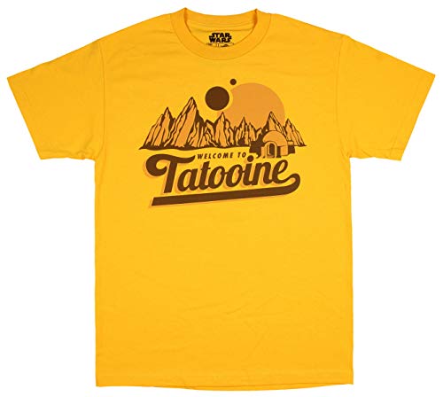 Star Wars Tatooine T-Shirt, Large, Yellow