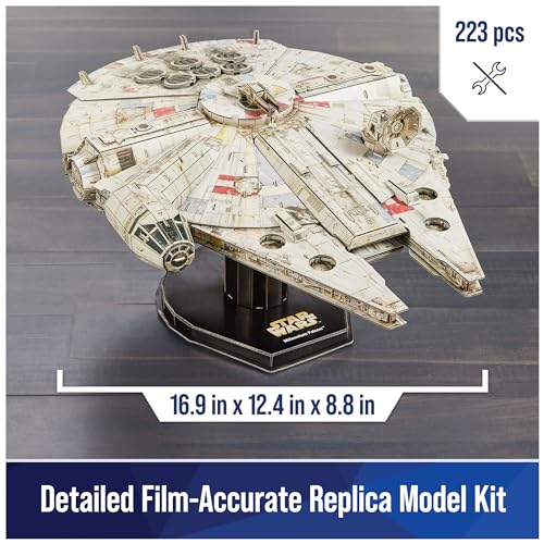 4D Millennium Falcon Model Kit for Star Wars Fans