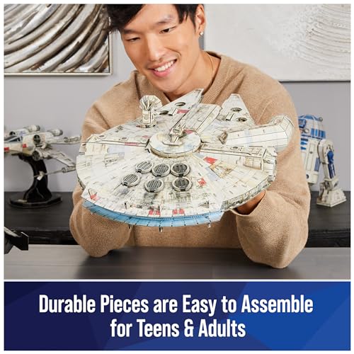 4D Millennium Falcon Model Kit for Star Wars Fans