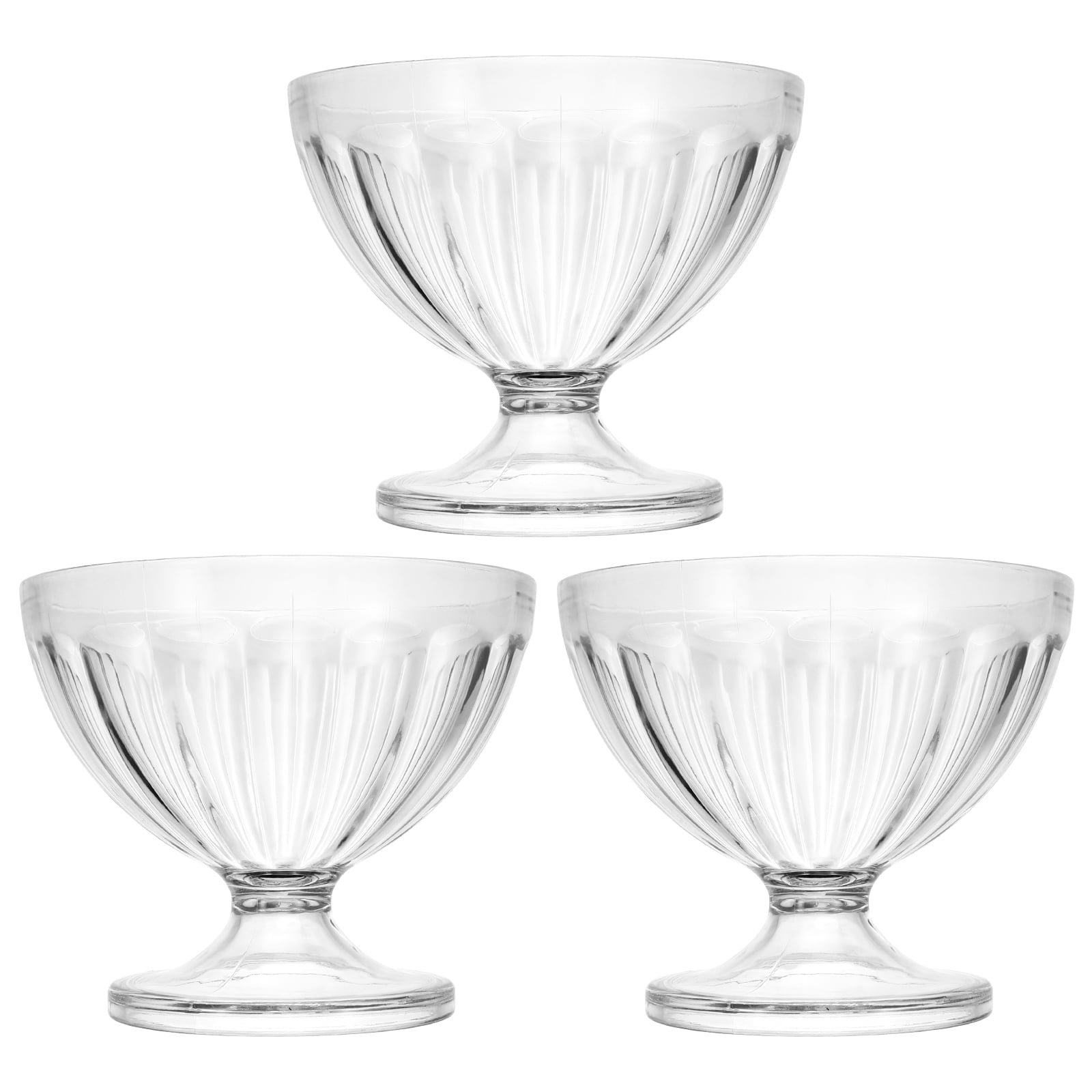 Set of 3 Footed Dessert Bowls