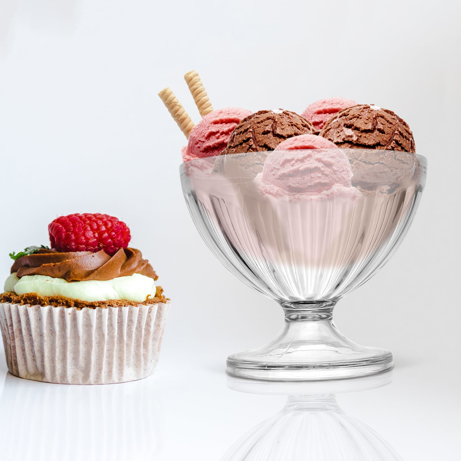 Set of 3 Footed Dessert Bowls