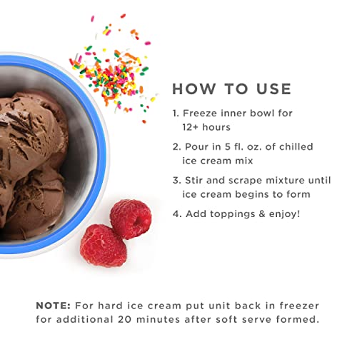 ZOKU Compact Ice Cream Maker with Stainless Steel Core