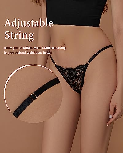 SHARICCA Lace G-String Thongs Women Sexy Pack