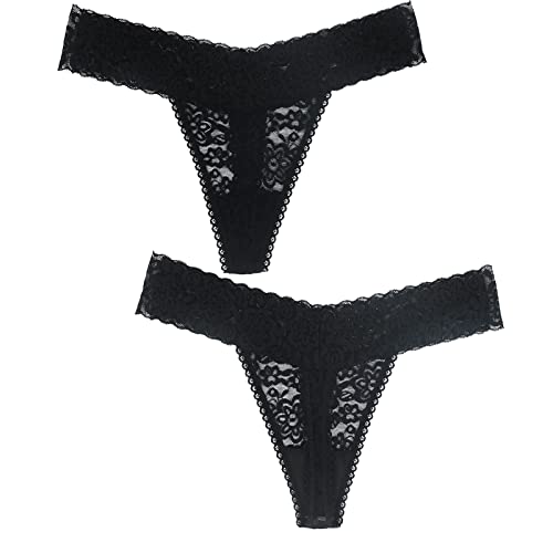 Yuamose 10 Pack Lace Thong Underwear Set Plus Size