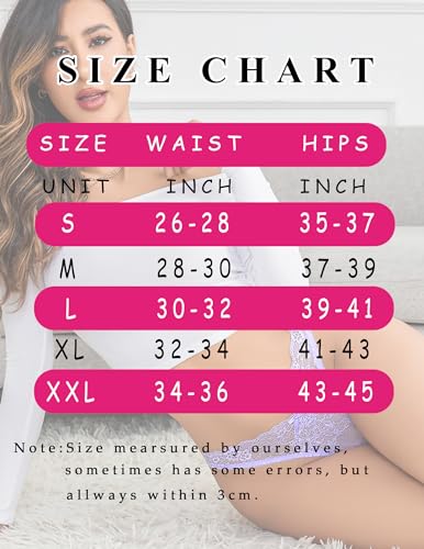 Avidlove 4 Pack Sexy Lace G-string Thongs Set