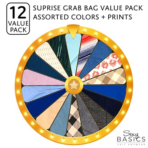 12 Pack Mix Variety Solid & Print Boyshorts