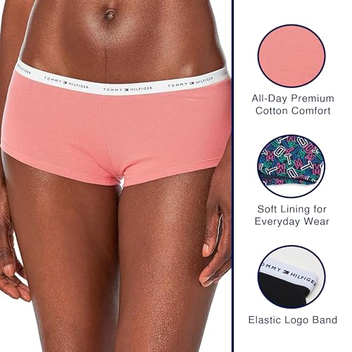 Tommy Hilfiger Women's Cotton Boyshort Panties 5-Pack