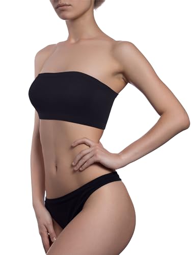 Seamless Bandeau Bralette Bundle, Non-Padded, Multi Color