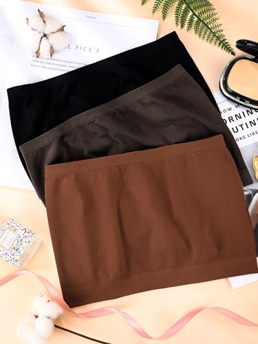 Seamless Bandeau Bralette Bundle, Non-Padded, Multi Color