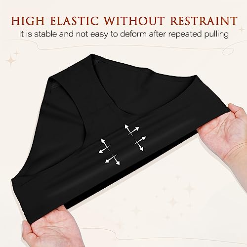 Cordaw Womens Seamless Underwear Ladies Panties No Show Invisible Soft Breathable Stretch Bikini Briefs 6 Pack-Black XL