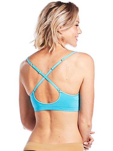 Caramel Cantina V-Neck Padded Bralette Set (S/M)