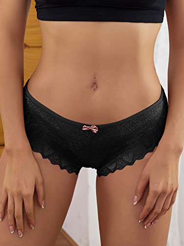 Milumia Sexy Floral Lace Criss Cross Bikini Panty