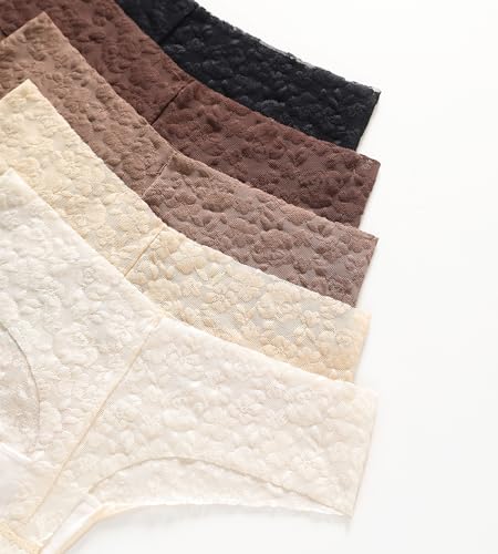 SHARICCA Lace Thong Women Sexy Underwear Panties Pack