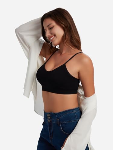 Angelhood 4-Piece Seamless V-Neck Bralette Set