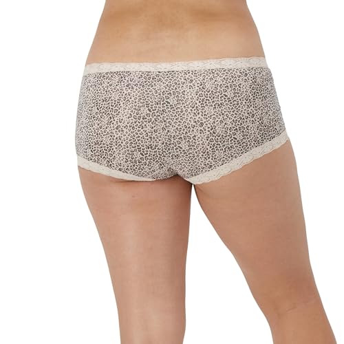 Maidenform Lace Boyshort Panties 3-Pack (Sandshell/Modern Dot/Leopard Print)