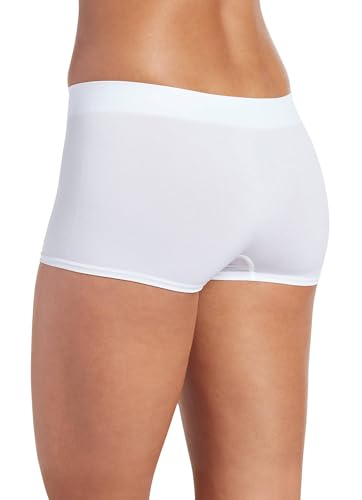Snowy White Jockey Modern Micro Boyshort Women's Underwear