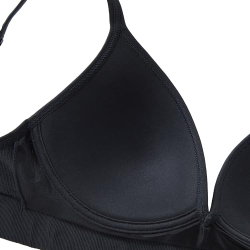 Hanes Women's Seamless Rib Bralette, Bright Violet Indigo