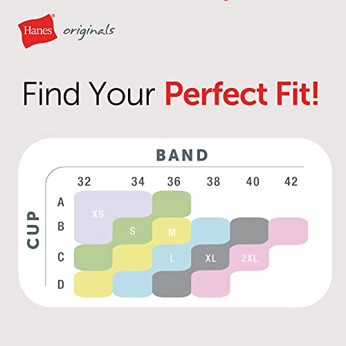 Hanes Women's Seamless Rib Bralette, Bright Violet Indigo