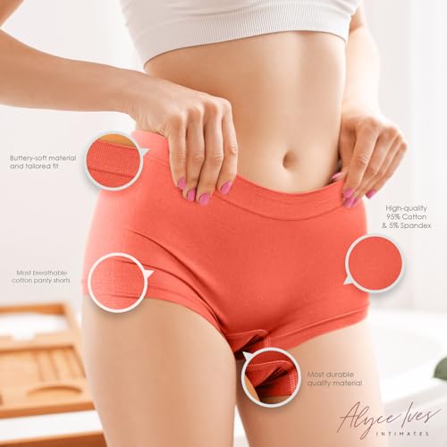 Alyce Ives Intimates 12-Pack Seamless Boyshorts with Print