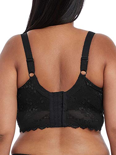 Elomi Charley Longline Bralette in Plus Size Black