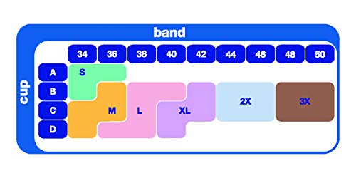 Hanes Women's Smooth Comfort Wireless, Seamless Full-Coverage T-Shirt Bra, Moisture Wicking, Single & 2-Pack, Sterling Grey Herringbone Print, X Large