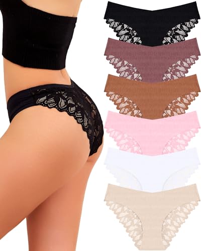 SEXY Lace Hipster Cheeky Bikini Panties 6 Pack