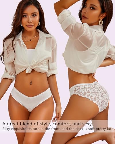 SEXY Lace Hipster Cheeky Bikini Panties 6 Pack