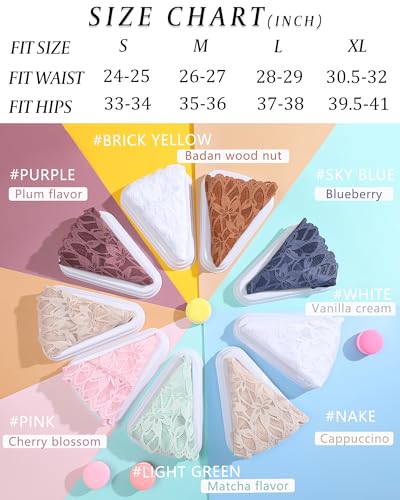 SEXY Lace Hipster Cheeky Bikini Panties 6 Pack