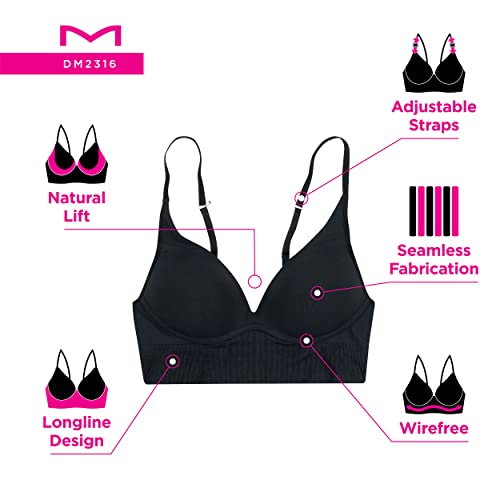 Sandshell Seamless Long-Line Wireless Lift Bralette by Maidenform