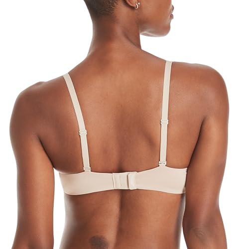 Hanes Women's Underwire T-Shirt, Poke Dreamwire Full-Coverage Bra, X-Temp, Nude