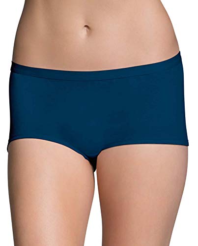 Fruit of the Loom Women's Boyshort Panties, Cotton Blend