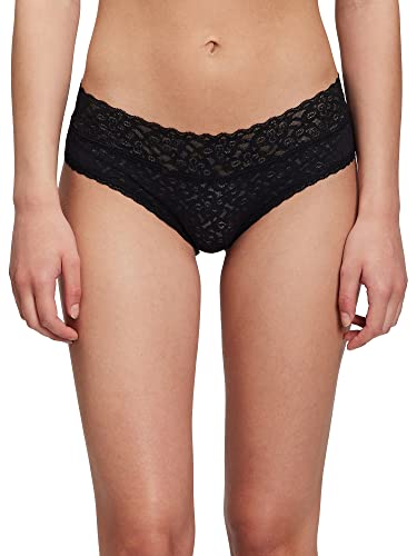 GAP Lace Cheeky Underwear, True Black, Size Large