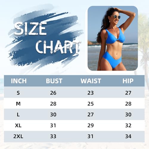 Green Thong Bikini Sets- High Waisted, Two Piece