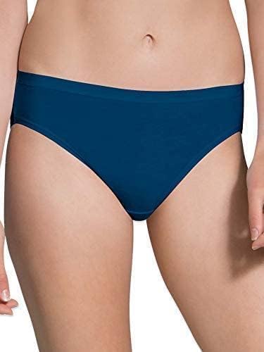 Fruit Of The Loom Womens Beyondsoft Underwear, Super Soft Designed With Comfort In Mind, Available Plus Size, Bikini - Cotton Blend - 12 Pack - Colors May Vary, 9 US