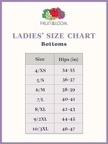 Fruit Of The Loom Womens Beyondsoft Underwear, Super Soft Designed With Comfort In Mind, Available Plus Size, Bikini - Cotton Blend - 12 Pack - Colors May Vary, 9 US