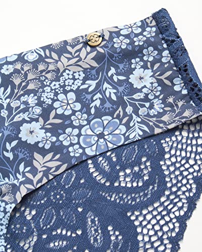 Lucky Brand Lace Hipster Briefs (3 Pack), Size Medium