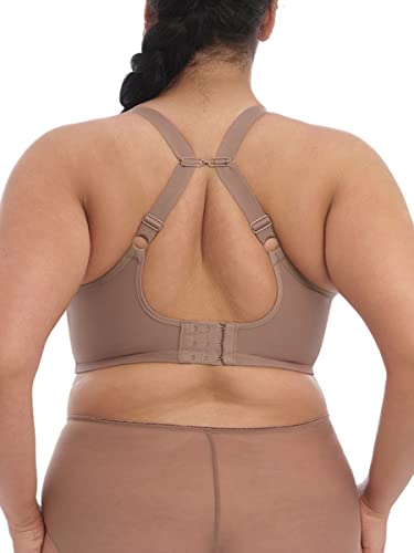 Elomi Matilda Banded Plunge Underwire Bra (8900),38H,Clove