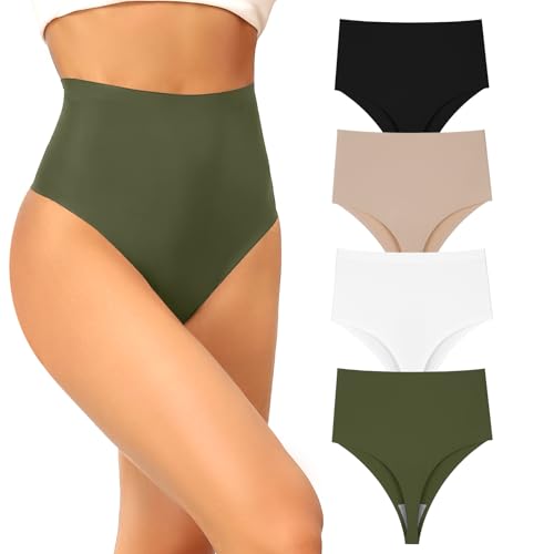 FallSweet Ultra High Waisted Thong Underwear Pack