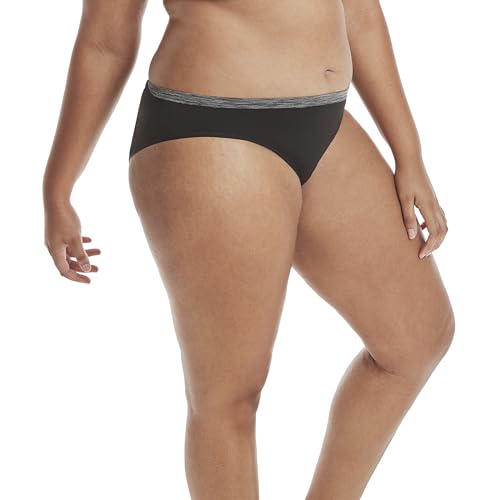 Hanes womens Comfort Flex Fit Seamless Underwear, 6-pack Bikini Style Underwear, Assorted, XX-Large US