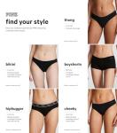 Assorted Victoria's Secret PINK Cotton Cheekster Panty Pack