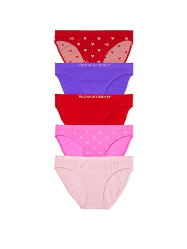 Seamless Bikini Panty Pack, 5 Pack, Hearts & Solids