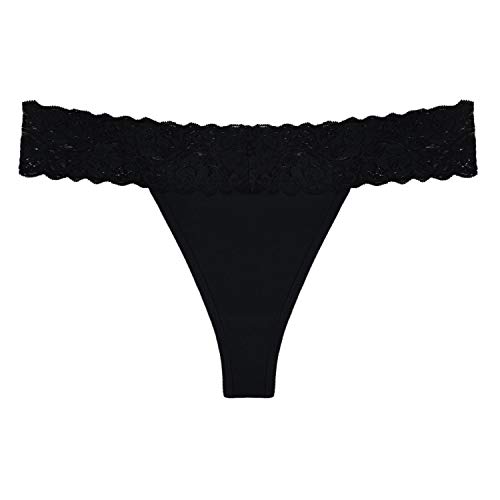 Lace Hollowed Out Sexy T Back Thong Panties