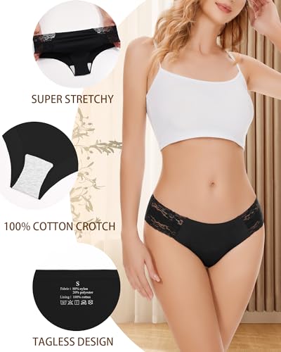 Sunm Boutique Sexy Lace Bikini Panties 6 Pack