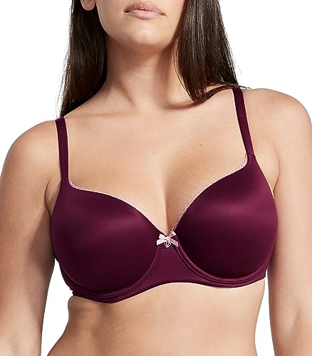 Maroon Lace T-Shirt Demi Bra: Body by Victoria